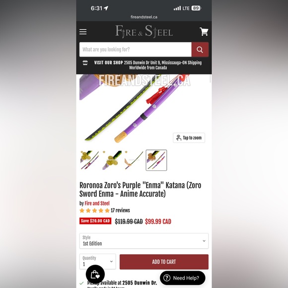 Zoro - One Piece - Display Replica Swords (Not Sharp) - Picture 8 of 8